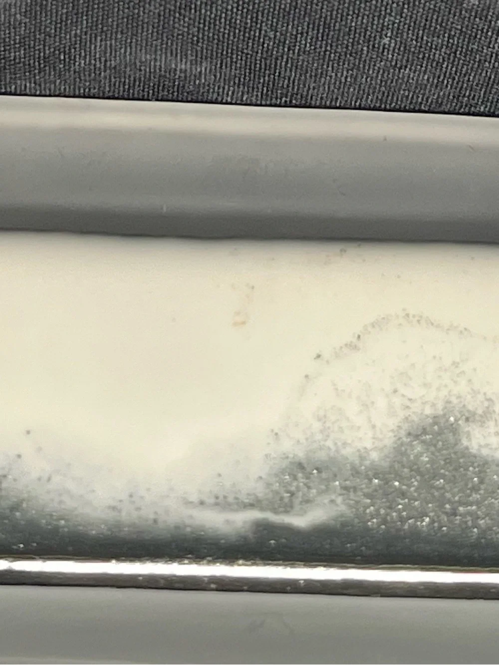 NWOT Mike & Ally Lava Pure White /Silver Rectangle Soap Dish